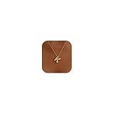 Bubble Gold Letter Necklace for Women, 14k Gold Plated Balloon Initial Letter Pendant Necklace Dainty Charm Initial Necklaces for Women Trendy Cute Custom Name Necklace Gold Jewelry for Womens