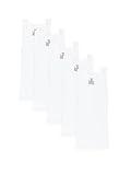 Hanes EcoSmart Boys' Tank Tops, Boys' Tank Shirts, White Tank Tops for Boys, Boys' Workout Tank Tops, (Pack of 5)
