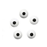 Wilton Edible Candy Eyeball Sprinkles, Small Edible Googly Eyes for Decorating Cupcakes, Cookies & Halloween Treats, Black and White, 0.88 oz