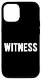 iPhone 12/12 Pro Witness Law Testify Eye Witness Legal Term Witness Lawyer Case