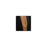 Havopso 18K Gold Plated Twist Pendant Necklace Satellite Chain Sun Pendants Long Horseshoe Snake Chain Necklace Statement Jewelry Gift
