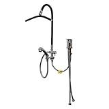 Head Spa Tools Spa Waterfall for Shampoo Bowl, Salon & Spa Massage Equipment, Black