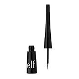 e.l.f. Liquid Eyeliner, High-pigment Liquid Eyeliner With Extra-Fine Brush Tip, Easy Glide Smudge-proof Formula, Jet Black