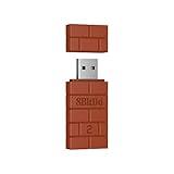 8BitDo Wireless USB Adapter 2 for Switch/Switch 2, Windows PC, Mac & Raspberry Pi, Compatible with Xbox Series X & S Controller, Xbox One Bluetooth Controller, Switch Pro and PS5 Controller (Brown)
