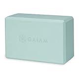 Gaiam Yoga Block - Supportive Latex-Free Eva Foam - Soft Non-Slip Surface with Beveled Edges for Yoga, Pilates, Meditation - Yoga Accessories for Stability, Balance, Deepen Stretches