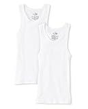 The Children's Place boys Sleeveless Tank Top Undershirt, White -2 Pack, XX-Large US