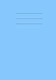 1cm Squared Paper - Maths Exercise Book A4: 100 Page Notebook of Graph Paper - 10mm Grid - 90 GSM - Light Blue
