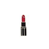 BAFRDOAN Sexy Lips Lipstick Creative Brooch Hat Metal Brooches For women Popular Lapels s Badge Jewelry Gift (Metal color: Lipstick2)