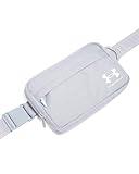 Under Armour Unisex-Adult Loudon Crossbody Waist Bag, (011) Mod Gray / / White, One Size Fits Most