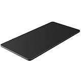 BONTEC Wood Table Top for Electric Standing Desk, 47.2" x 23.6" Solid One-Piece Countertop, Black MDF Desktop for Home Office, Gaming & Commercial Use, Compatible with Adjustable Frames