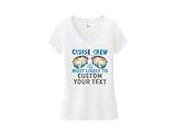 Family Cruise 2025 Shirt, Most Likely to Cruise Shirt, Funny Matching Cruise Shirts Family Vacation 2025 Shirts, Women V Neck White XLarge