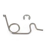 Fuel Door Pocket Spring Fit for 2007-2020 Toyota Tundra 77305-0C050 77305-0C060 Automotive Replacement Fuel System Equipment Stainless Steel Gas Tank Doors Accessories