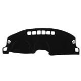 VekAuto Car Dashboard Cover Mat Compatible for Jeep Patriot 2010-2017, Protective Polyester Black Center Console Interior Trim Dash Board Mat