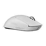 Logitech G PRO X SUPERLIGHT 2 Wireless Gaming Mouse, 60g Pro-Grade with 5 Programmable Buttons, 44k DPI Sensor, 8kHz Report Rate, USB-C Charging for PC/Mac - White