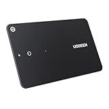 UGREEN FineTrack Slim Smart Finder Compatible with Apple Find My (iOS Only), 1.7mm Ultra-Slim Wallet Finder, IP68 Waterproof Rechargeable Bluetooth Tracker Card for Wallet, Key, Luggage Tags