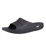 OOFOS OOahh Recovery Slide, Black - Women’s Size 11, Men’s Size 9
