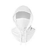 Cooling Balaclava Mask Sun UV Protection Hood Breathable Full Head Mask Face Cover for Men Women Cycling Skiing Fishing White
