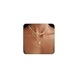 JECOMY 14K Gold Plated Layering Necklaces For Women Gold Necklace Set, Cuban Link, Snake Chain, Paperclip Layered Chains, Twisted Rope and Twisted Chain, Trendy Layering Necklace