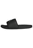 adidas Unisex Adilette Comfort Slide Sandal, Core Black/Black/Black, 9 US Men