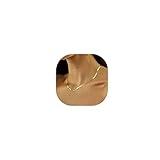 DEARMAY 14K Gold Necklace for Women Dainty Gold Choker Herringbone Necklaces for Women Simple Minimalist Thin Snake Chain Necklace Gold Jewelry Gifts