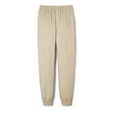 French Toast Boys' Big Pull-on Twill Jogger Pants, Khaki, 14