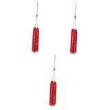 BESPORTBLE 3pcs Tassel Pendant for Training Cloth Martial Arts Decor Vibrant Aesthetic for Competition Striking Fitness Accessory for Standout Performance