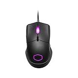 Cooler Master MM310 Wire Gaming Mouse Black, Adjustable 12,000 DPI, Palm|Claw Grip, PixArt Optical Sensor, Ultraweave Cable, PTFE Feet, RGB Lighting ((MM-310-KKOL1)