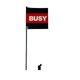 Deskflag Busy Call Center Desk Flag with Clip Pomodoro Status Alert Office Cubicle Signal Break 11 inch