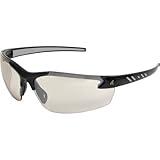 Edge DZ111AR-G2 Zorge G2 Wrap-Around Safety Glasses, Anti-Scratch, Non-Slip, UV 400, Military Grade, ANSI/ISEA & MCEPS Compliant, 5.04" Wide, Black Frame / Anti-Reflective Clear Lens