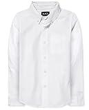 The Children's Place boys Long Sleeve Oxford School Uniform Button Down Shirt, White, X-Small US