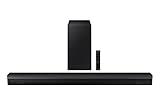 SAMSUNG HW-B650 3.1ch Soundbar w/Dolby 5.1 DTS Virtual:X, Bass Boosted, Built-in Center Speaker, Bluetooth Multi Connection, Voice Enhance & Night Mode, Subwoofer Included, 2022,Black