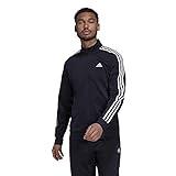 adidas Men's Big Essentials Warm-up 3-Stripes Track Top, Legend Ink/White, Large Tall