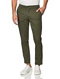 Amazon Essentials Men's Slim-Fit Casual Stretch Chino Pant, Olive, 33W x 32L