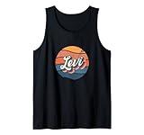 Levi Retro First Name Vintage Forename Personalized Tank Top