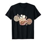 Crocheting Coffee Hobby Fabric Yarn Crochet Knitting Craft T-Shirt