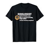 Zoologist Definition Funny Zoology Science Gift T-shirt T-Shirt