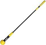 Balight Golf Swing Trainer Aid and Correction for Strength Grip Tempo & Flexibility Training Suit for Indoor Practice Chipping Hitting Golf Accessories (48 Inches, Yellow)