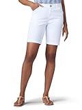 Lee Women's Legendary 9" Chino Bermuda Short White 14