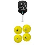 JOOLA Ben Johns Hyperion CFS 16mm Swift Pickleball Paddle - USAPA Approved for Tournament Play - Carbon Fiber for Speed, Spin, & Control + JOOLA Primo Tournament Indoor/Outdoor Pickleball Balls