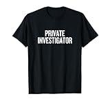 Private Investigator Career New Professional Modern Design T-Shirt