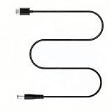 USB C to DC 5.5mm x 2.5mm(Compatible with 5.5x2.1mm) Power Cord, USB Type C Input to DC 12V 3A Out Power Cable, Work with PD Charger and Power Bank. for Outdoor, Studio and Travel.(1 Pack, 5 Feet)