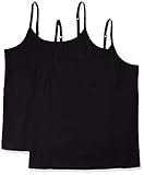 Amazon Essentials Women's Tank Top Camisole Pack, Available in Plus Size, Pack of 2, Black, 3X