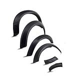 Matte Black Fender Flares Wheel Arch Protector Compatible For Ford Ranger Next Gen T9 2022 2023 W/ildtrak Double Cabin Auto Part Accessories(FR23FF302BK)