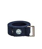 Manduka Align Yoga Strap - Lightweight Cotton, Secure, Slip Free Support, Midnight Blue, 1.75 Inch Wide, 8 Feet (244cm)