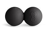 RAD Stiff Peanut Massage Ball – High Density Yoga Deep Tissue Roller Ball – Myofascial Release for Back, Neck, Feet, Psoas & Spine – Suboccipital & Thoracic Trigger Point Therapy