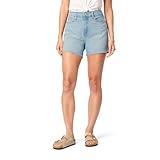 Levi Strauss Signature Gold Women's Heritage Original Mid-Rise 4" Shorts (Available in Plus), (New) Ultraviolet