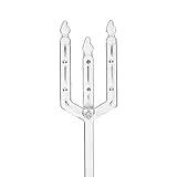18 Inch Flower Card Holders for Floral Arrangements – 100PCS Plastic Card Picks for Bouquets, Centerpieces, Gift Baskets, Message & Note Display Sticks – Clear Stem Picks for Florists