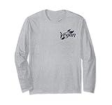 Vegan Logo Emblem Vegan Raw Vegans Plant-Based Veganism Long Sleeve T-Shirt