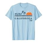 Vintage Surf California Beach Retro Sunset Surf 70's Gift T-Shirt