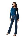 True Religion Crystal Back Pocket Becca Bootcut Midrise Jean, Destination Wash, 30